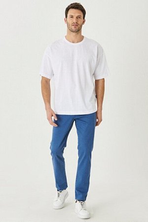 Удобные прочные облегающие брюки индиго подгонки Slim Fit с растяжением на 360 градусов во всех направлениях