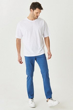 Удобные прочные облегающие брюки индиго подгонки Slim Fit с растяжением на 360 градусов во всех направлениях