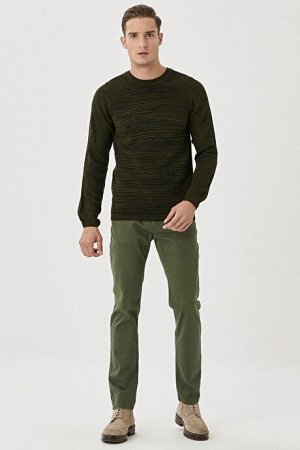 360-градусные всенаправленные стрейч Slim Fit Slim Fit Хлопковые удобные зеленые брюки