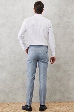 Сине-белые брюки Slim Fit Dobby с эластичной резинкой на талии