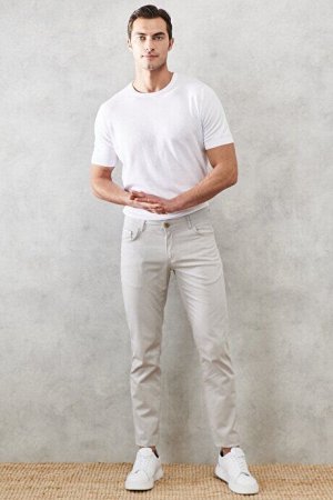 Брюки Slim Fit Slim Fit с 5 карманами Stone Chino