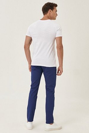 Брюки Slim Fit из 100% хлопка Dobby 5 Pocket Indigo Chino Брюки