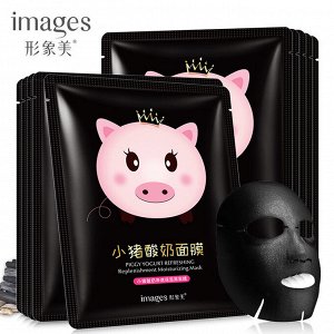 Йогуртовая тканевая лифтинг-маска для лица «Images Piggy Yogurt», 25 г