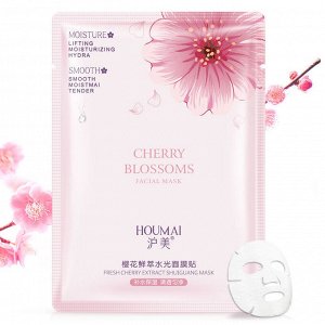 Тканевая маска для лица с экстрактом цветов вишни «HOUMAI Cherry Blossoms», 30 г