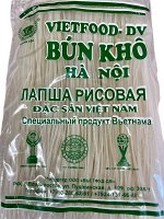Лапша рисовая тонкая Бун 500 гр ВЬЕТНАМ (BUN GAO Rice Noodles)