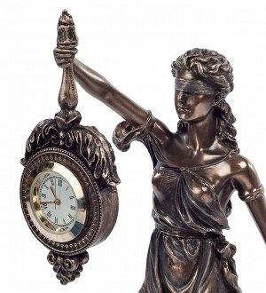 Статуэтка-часы «Фемида - богиня правосудия»