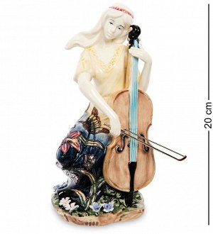 JP-37/ 9 Статуэтка девушка "Волшебная виолончель" (Pavone)