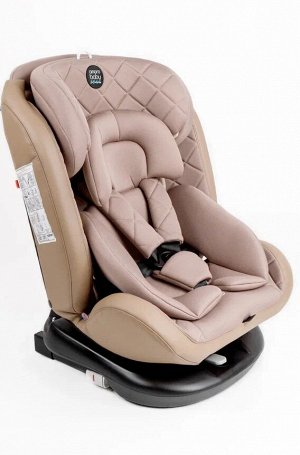 Автокресло детское AMAROBABY Brilliant ISOFIX класс D, группа 0+/1/2/3, (бежевый)