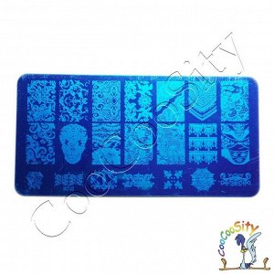 Пластина для стемпинга BC-02, 6х12см.