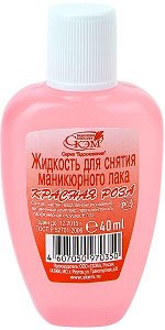 СКЭМ Жидкость для снятия лака Красная роза п/э /40
