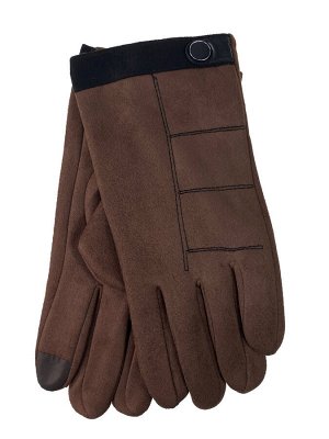 Теплые мужские перчатки с подкладом из искусственного меха