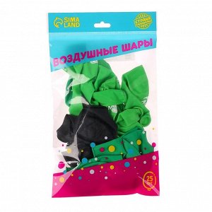 Воздушные шары латексные 12" «23 Февраля», 25 шт.