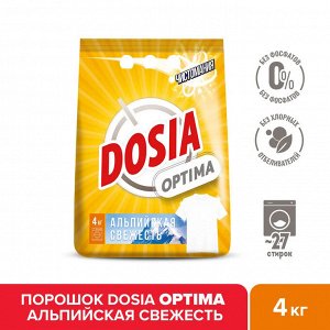 ДОСЯ Оптима стиральный порошок Альпийская свежесть для маш. и руч. стирки /4000