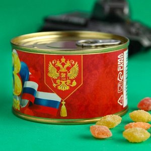 Монпансье "23", карамель леденцовая в консервной банке, 140 г