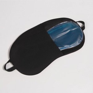 Подарочный набор «ЗИМА БЛИЗКО», 2 предмета: маска для сна, массажная расчёска, цвет чёрный