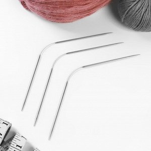 Арт Узор Спицы для вязания, чулочные, гибкие, d = 2,5 мм, 21 см, 3 шт
