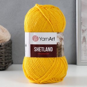 Пряжа "Shetland" 30% шерсть верджин, 70% акрил 220м/100гр (506 жёлтый)