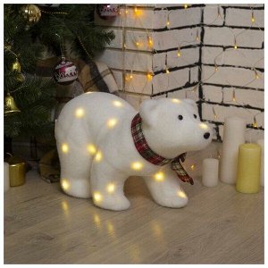 Фигурка белого медведя игрушка/Рождественский декор/Белый медведь