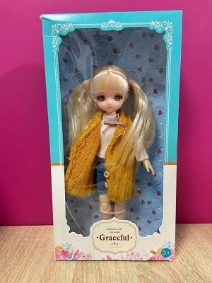 Кукла Тина Кукла серии Greceful, что в переводе с английского означает Изящная. Название говорит само за себя - кукла из данной серии будет прекрасным подарком для Вашего ребенка.
В комплекте поставки