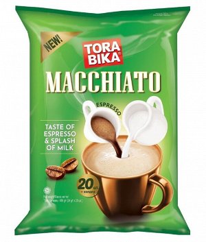 Tora Bika Macchiato Espresso&Milk пакет (Индонезия) 25гр.