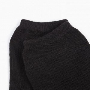 Носки детские противоскользящие, цвет чёрный, размер 12-14