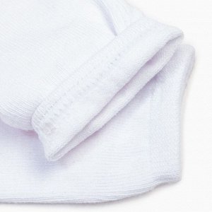 Носки детские противоскользящие, цвет белый, размер 16-18