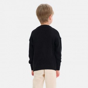 Джемпер детский MINAKU: Casual Collection KIDS, цвет черный, рост