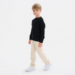 Джемпер детский MINAKU: Casual Collection KIDS, цвет черный, рост