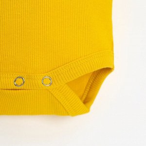 Боди-водолазка детская MINAKU, цвет жёлтый, рост