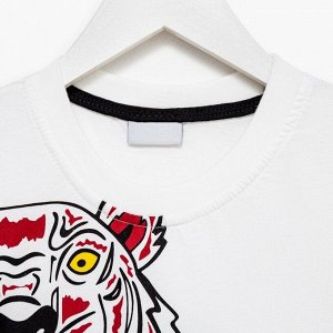 СИМА-ЛЕНД Комплект для мальчика (футболка, шорты), цвет белый/красный МИКС, рост