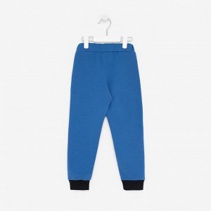 Комплект детский (толстовка, брюки), цвет синий МИКС, рост