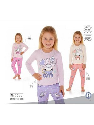 Пижама для девочек, арт. 9185-116