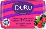 Дуру Крем-мыло 1+1 80г Малина-Ежевика 80 г