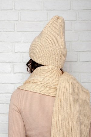 Женская комплект шапка и шарф