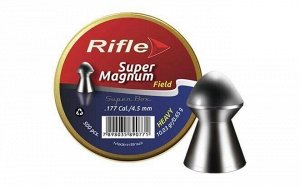 Пуля пневм. RIFLE Field Series Super Magnum Heavy 4,5 мм. 0,65 гр. (500 шт. в банке)