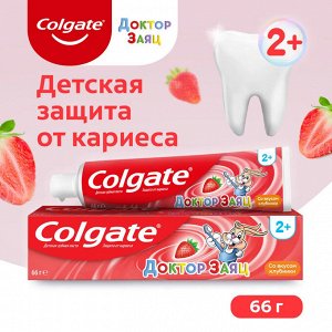 КОЛГЕЙТ Зубная паста Детская ДОКТОР ЗАЯЦ клубника /50 !