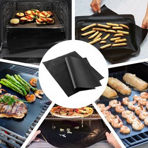 Хозтовары (Китай) Коврик тефлоновый антипригарный, многоразовый, 400 х 330 х 0,2 mm