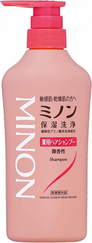 MINON Health Care Medicated Hair Shampoo - шампунь с аминокислотами для снятия раздражений с кожи головы