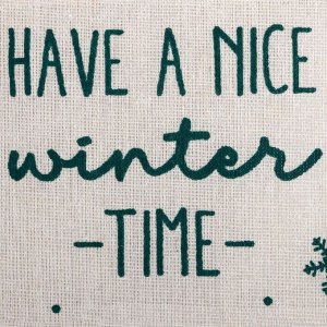 Кармашек текстильный «Этель Winter time», 2 отделения, 41x20 см