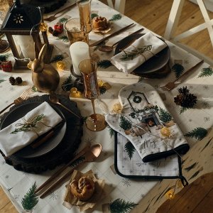 Варежка-прихватка Magic winter 20x28 см, саржа, 100% х/л, ватин 250 г/м²