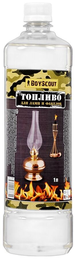 BOYSCOUT Топливо для ламп и факелов 1 л /12, 61404