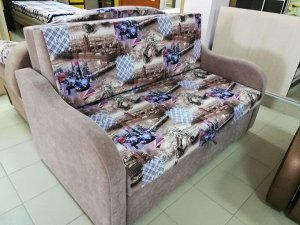 Малогабаритный диван Каролина 1,4 (поролон)