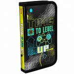 Пенал 1-сек на молнии 190х115мм Level up с табл.умножения NPn_36022 Hatber 073509