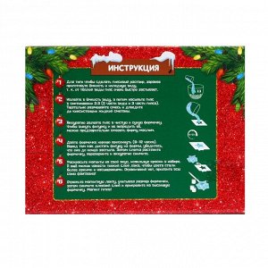 Магниты из гипса «Волшебный праздник» (варежка, снежинка, подарок, Дед Мороз)