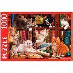Пазл 1000 Котята на книжной полке П1000-9660