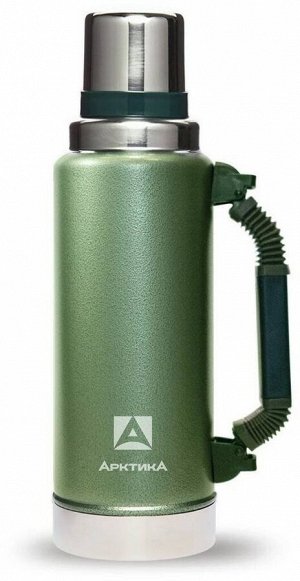 Термос для напитков вакуумный, бытовой, тм «Арктика», 1.25 л, арт. 106-1250P (зеленый)