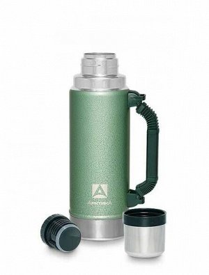 Термос для напитков вакуумный, бытовой, тм «Арктика», 1.25 л, арт. 106-1250P (зеленый)