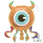 Шар Фигура, Глаз монстрика, Коричневый, 1 шт. (38&#039;&#039;/97 см)