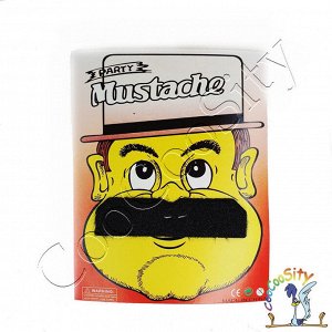 усы детские Mustache №2, искусственный мех