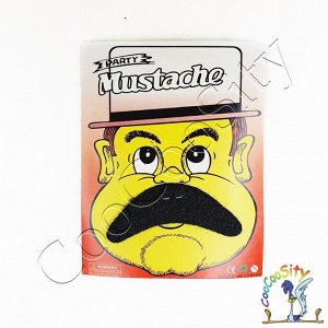 усы детские Mustache №3, искусственный мех